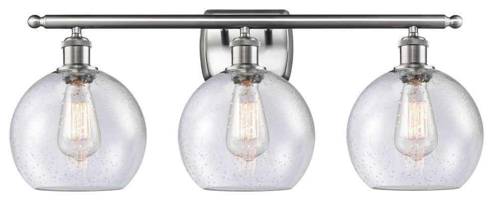 Innovations Lighting 516-3W-SN-G124-8-LED 3 Light 26" Bath Vanity Light