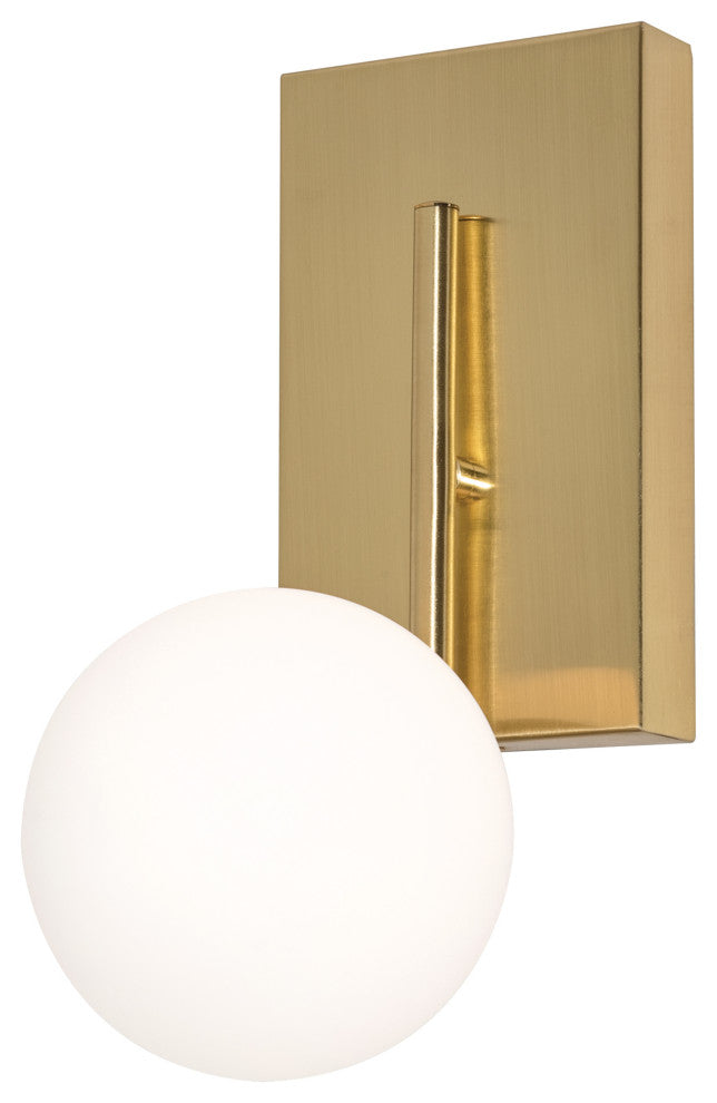 Metropolitan 12" LED Sconce, Satin Brass