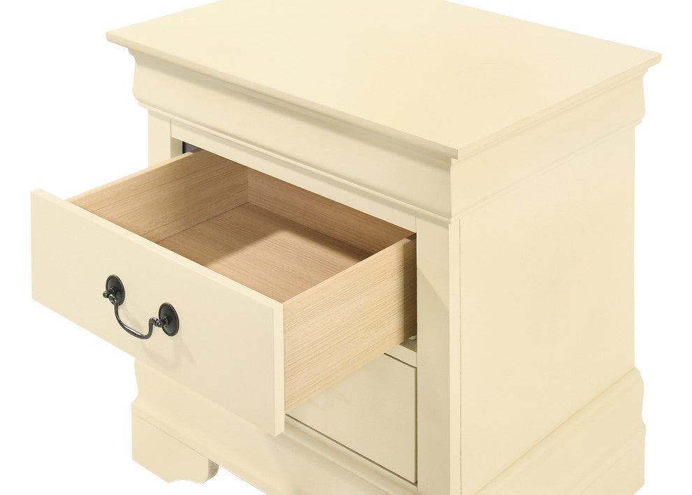 Louisphillipe Nightstand, Beige