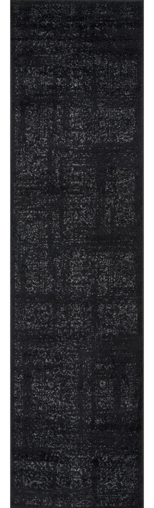 Nuloom Ring Around The Rosette Area Rug, Black 2'6" x 12'