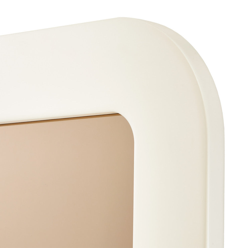 Lisbon Wall Mirror Silken Matte Cream