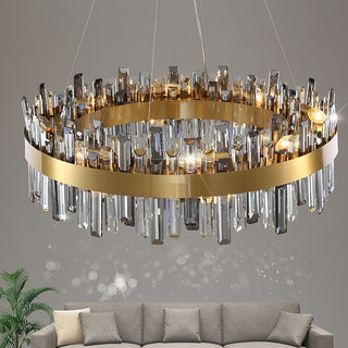 Asti Crystal Chandelier By Morsale, Diameter 24"