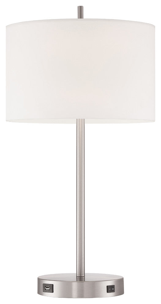Hotel Desk Lamp with USB and Outlet, Regular
