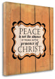 "Peace Is Not" By Jennifer Pugh, Giclee Print on Gallery Wrap Canvas