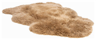 Milan Shearling Single Sheepskin Rug 2'x3', Morchella