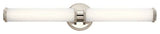 LED Linear Bath Light, Polished Nickel, 27"