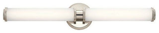 LED Linear Bath Light, Polished Nickel, 27"