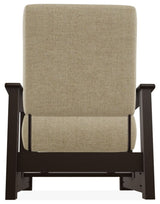 Leeward Deep Seat Outdoor Armchair with Hidden Motion, Blend Sand Pat/Kona