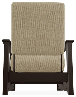 Leeward Deep Seat Outdoor Armchair with Hidden Motion, Blend Sand Pat/Kona