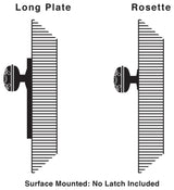 Single Classic Rosette With Crystal Knob, Antique Pewter, Bright Chrome, Single