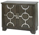 Uttermost Caine Charcoal Accent Cabinet