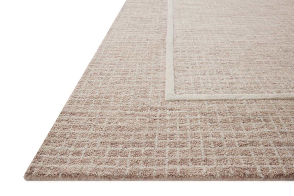 Chris Loves Julia x Loloi Briggs Blush / Ivory 7'-9" x 9'-9" Area Rug