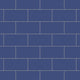 Piscina Brick Porcelain Floor and Wall Tile Sample, Blue