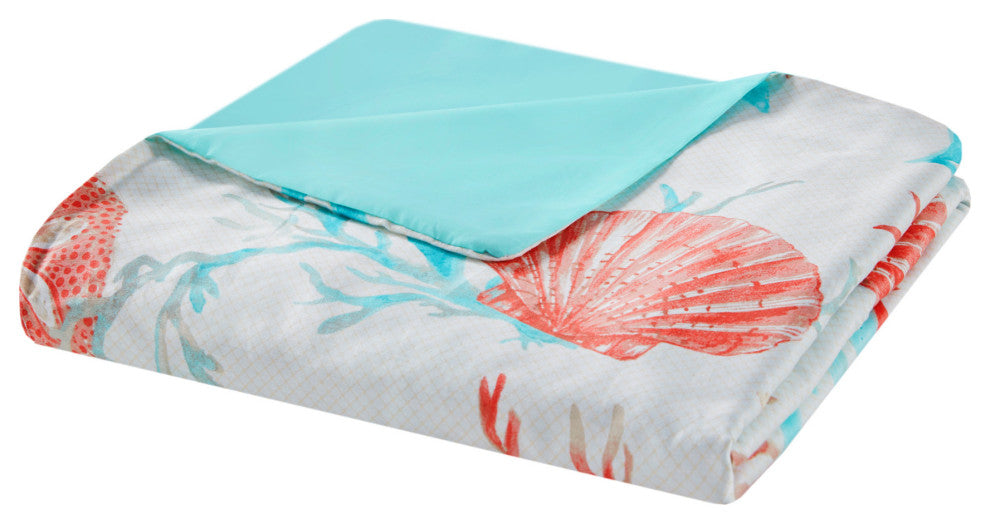 Madison Park Sateen Printed 6-Piece Duvet Set, King/California King