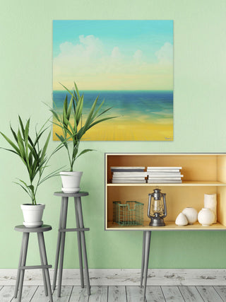 "In the Horizon" Print on Canvas, 40"x40"