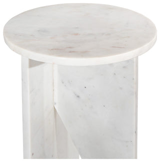 Grace Accent Table White