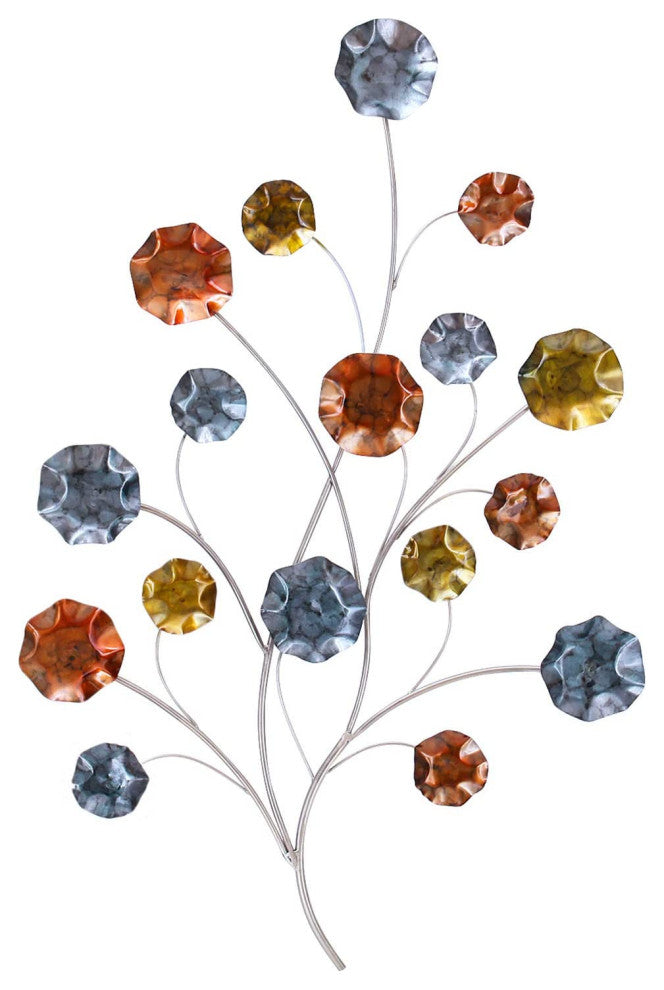Tree Leaf Metal Wall Art Sculptures Home Decor