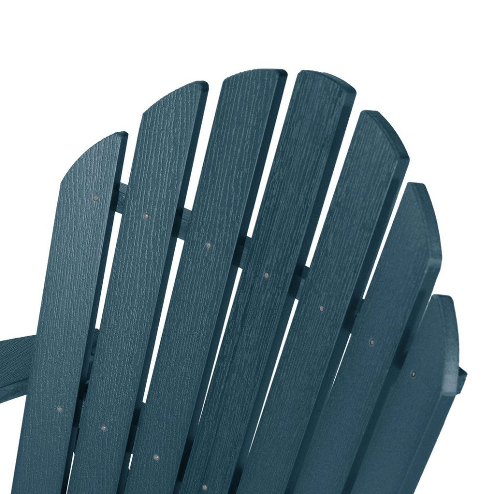 Hamilton Folding and Reclining Adirondack Chair, Nantucket Blue