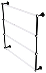 Pacific Beach 4 Tier 36" Ladder Towel Bar, Matte Black