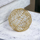 Gold Metal Orb 7" Diameter