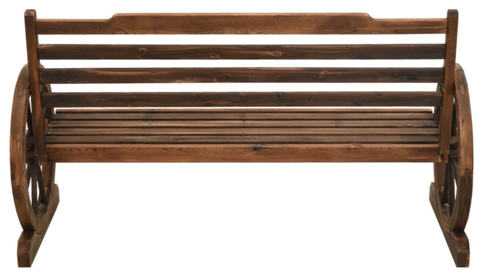 Vidaxl Garden Bench 55.9" Solid Firwood