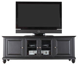 Cambridge 60" Low Profile TV Stand, Black Finish