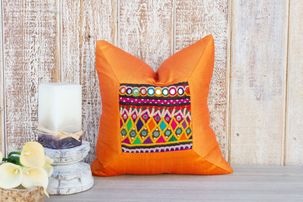 Siya Indian Silk Decorative Pillow
