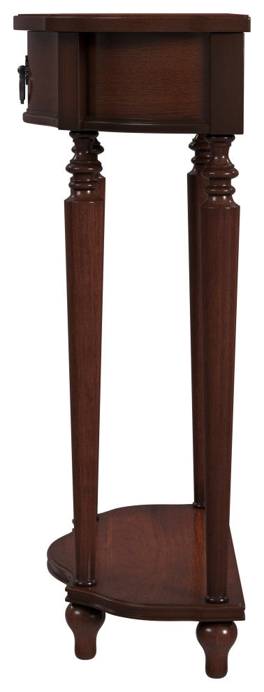 Ashby Painted Console Table, Winter Forest, Cherry Brown