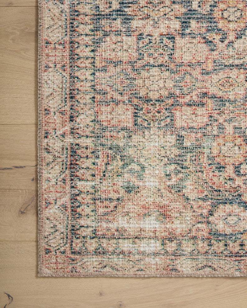 Angela Rose x Loloi Aubrey Navy / Multi 2'-6" x 12'-0" Runner Rug