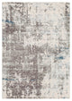 Surya Presidential PDT-2301 3'3"x8' Rug, Gray/Ivory/Butter/Pale Blue/Blue/Lime