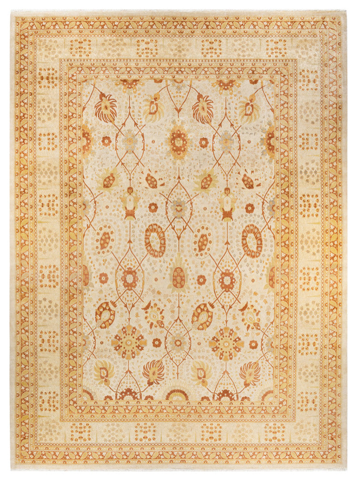 Mogul, One-of-a-Kind Hand-Knotted Area Rug Ivory, 10'4"x14'3"