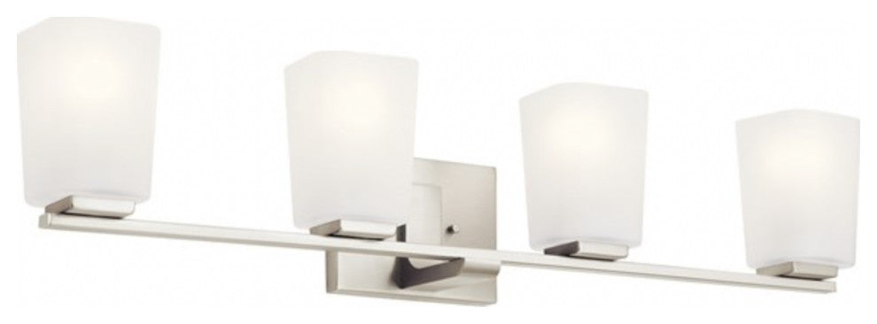 Roehm Brushed Nickel Bath 4-Light
