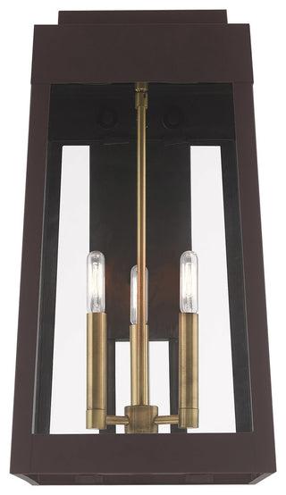 Transitional Outdoor Wall Lantern, Bronze