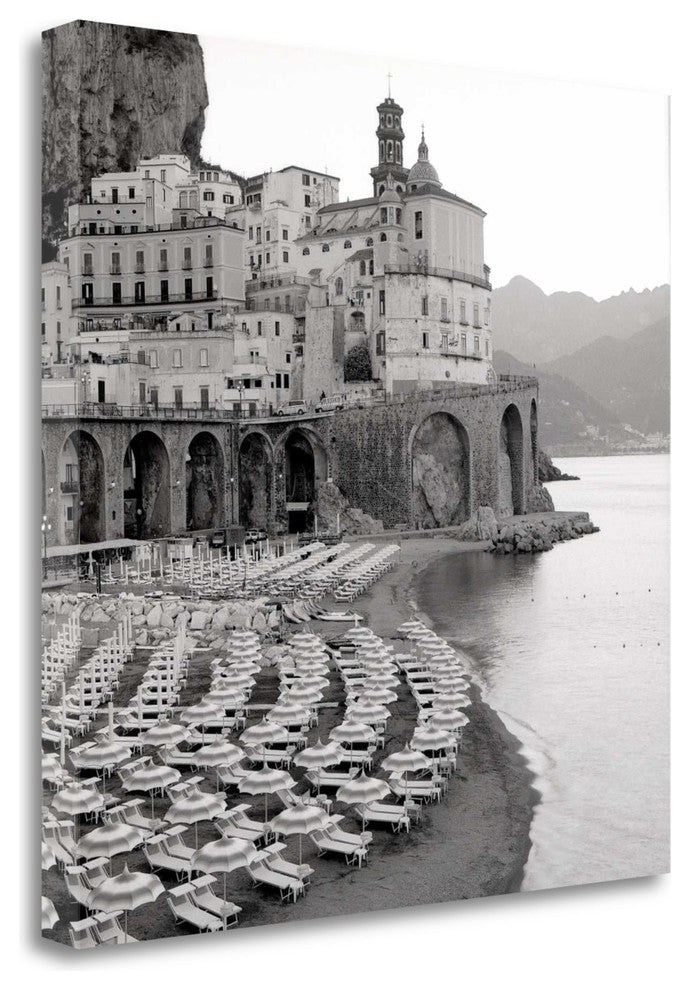 "Ombrellone Da Spiaggia - 31" By Alan Blaustein, Giclee on Gallery Wrap Canvas