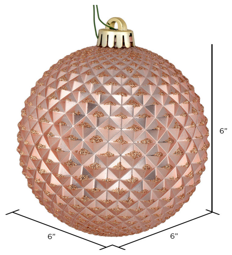 6" Rosegold Durian Glitt Ball Drill 4/Bg