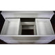 Salt 20Dx36" Floating Bathroom Vanity, Glossy White With Acrylic Top