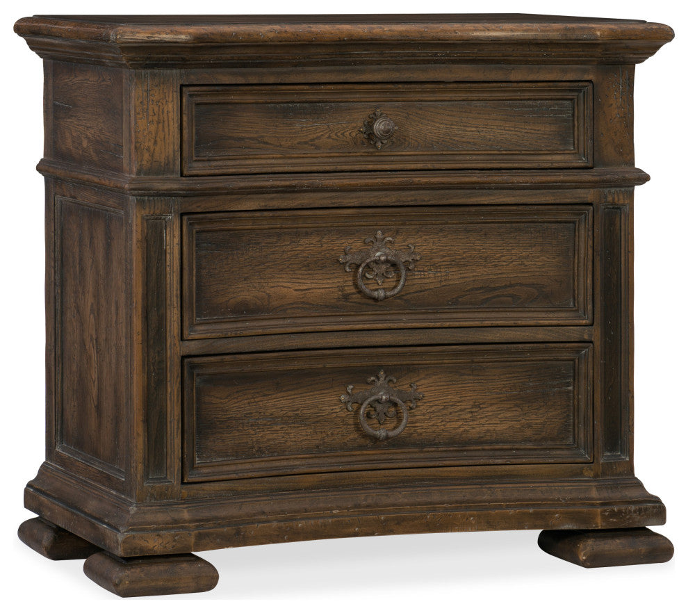Elmendorf 3-Drawer Nightstand