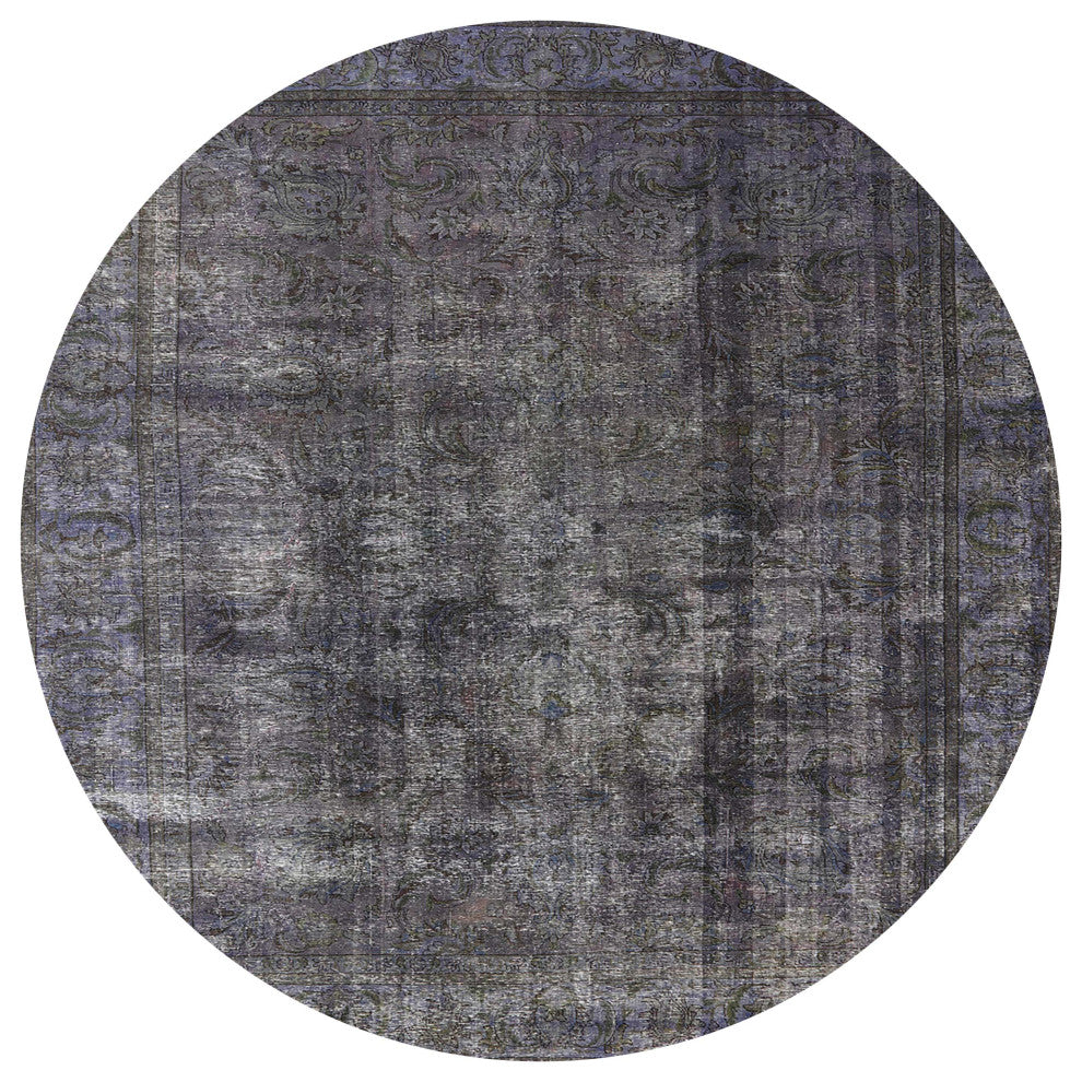 Ahgly Company Indoor Round Mid-Century Modern Area Rugs, 5' Round