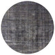 Ahgly Company Indoor Round Mid-Century Modern Area Rugs, 5' Round