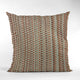 Plutus Multi-Color Weave Stripe Luxury Throw Pillow, 26"x26"