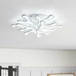 Creative Multi Branch Shape LED Semi Flush Mount Close to Ceiling Light