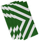 "x" Marks The Spot Stripes Print Napkin, Leaf Green, Set of 4