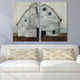 Abandoned Barn Diptych Wall Art Fine Giclee Printed on Hand Finished Ash Wood