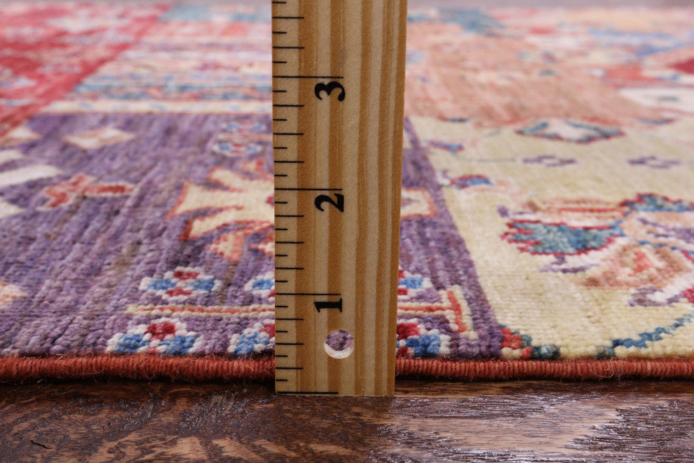 Hand Knotted Super Kazak Wool Rug 2' 10" X 4' 0" Q7584