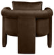 Sloan Velvet Accent Chair, Brown