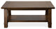 Riverside Furniture Windridge Angled Leg Coffee Table