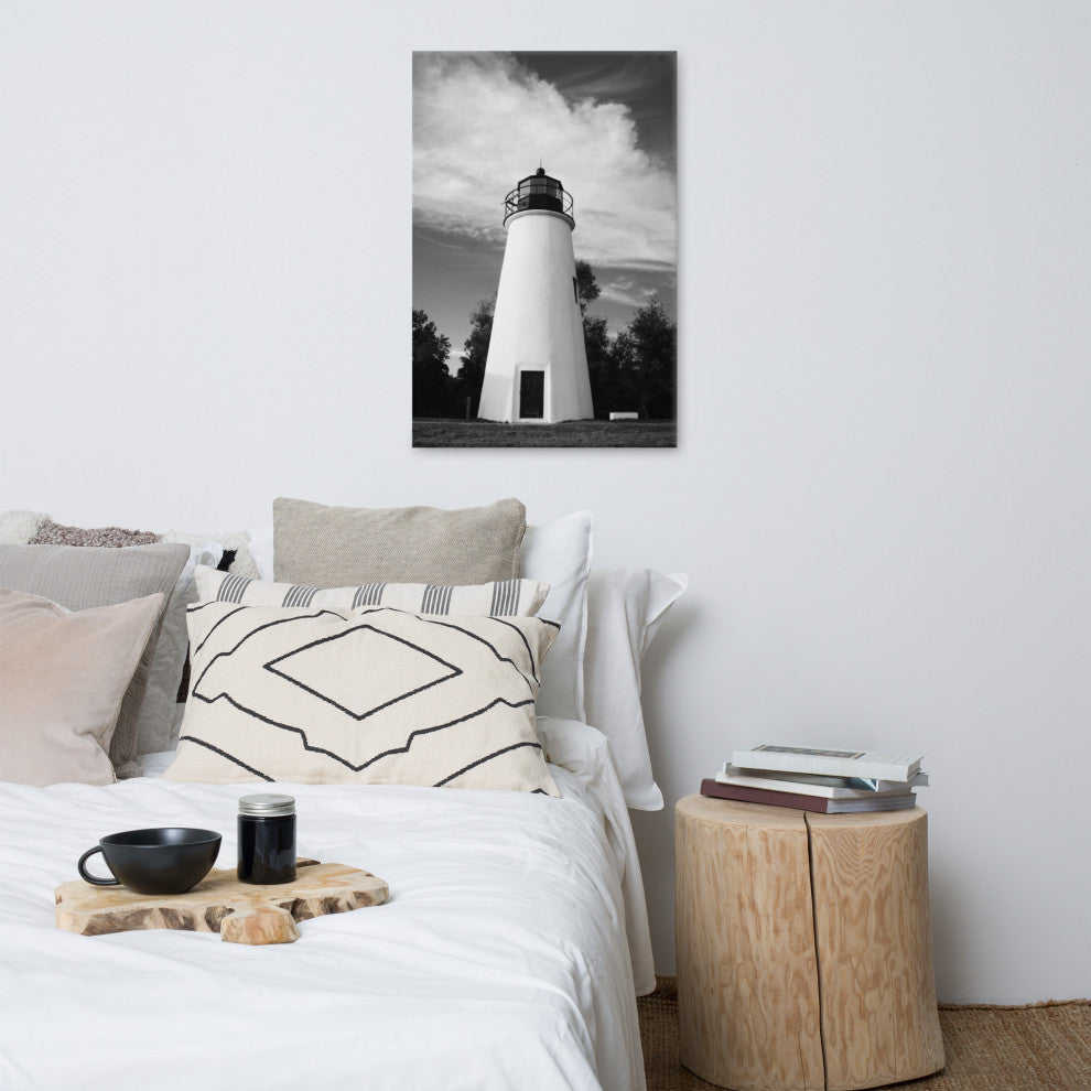 Touch the Sky Coastal Landscape Photo Canvas Wall Art Print, 24" X 36"