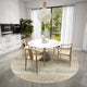 Dalyn Winslow WL4 Khaki 4'x4' Round Rug