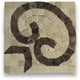 Marble Mosaic Border Bathroom Decorative Tile Vine Crema 4x4 Polished, 1 piece
