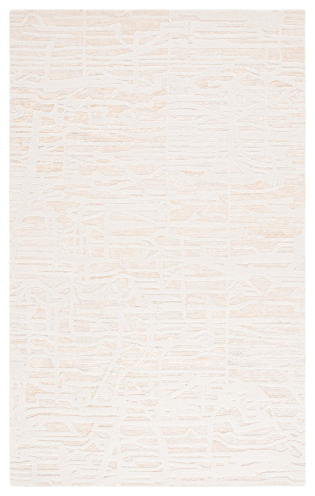 Safavieh Couture Ebony Collection EBN124 Rug, Gold/Ivory, 6'x9'